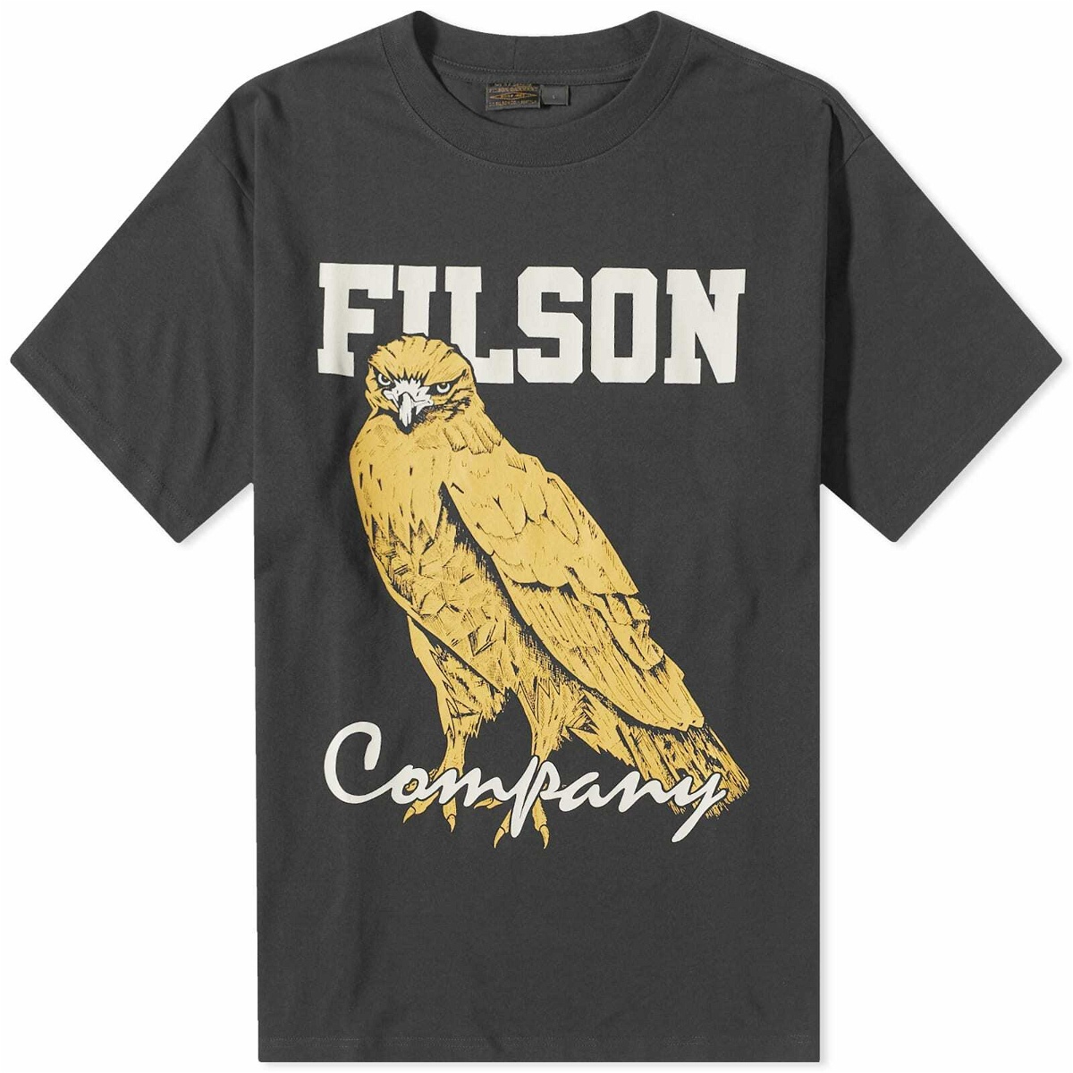 Photo: Filson Men's Pioneer Bird of Prey T-Shirt in Black
