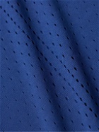 Nike Running - Aeroswift Logo-Print Perforated Dri-FIT ADV Running Tank Top - Blue