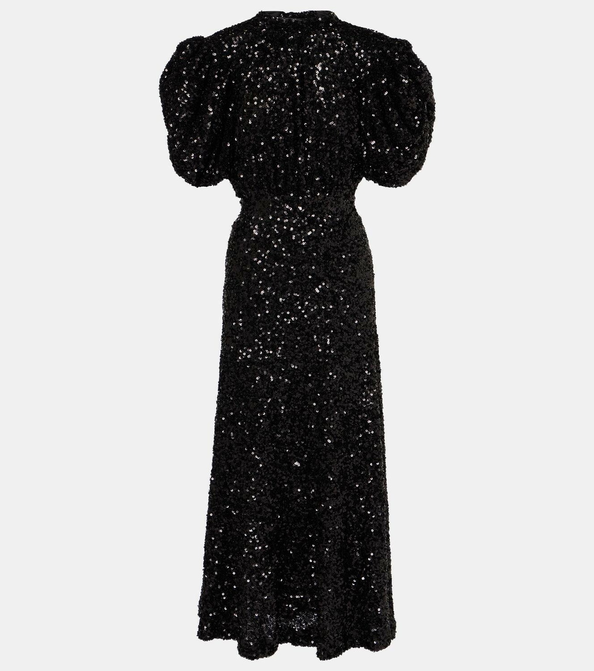 Rotate Sequined puff-sleeve midi dress ROTATE Birger Christensen