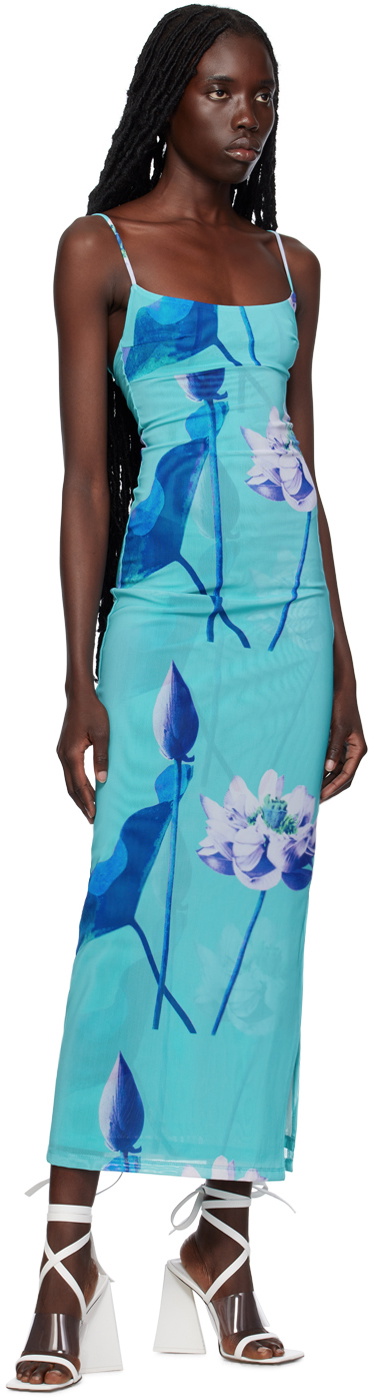 Miaou SSENSE Exclusive Blue Thais Maxi Dress Miaou