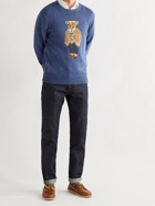 POLO RALPH LAUREN - Intarsia Cotton Sweater - Blue - M