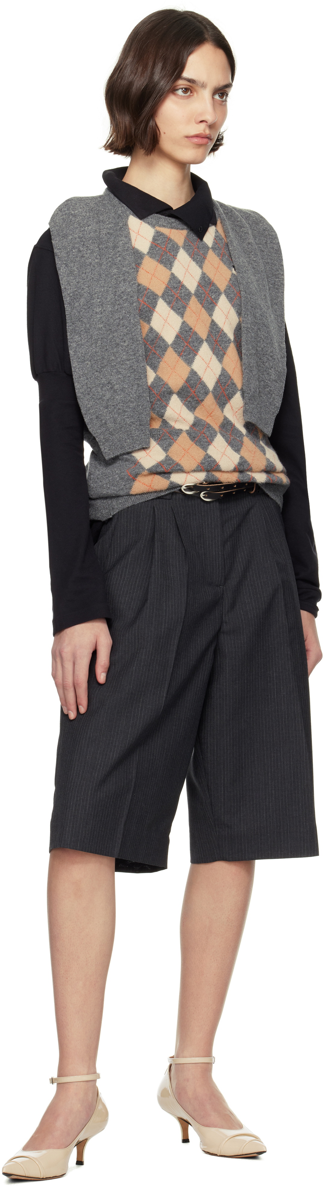 HODAKOVA Knitted Sleeve Vest