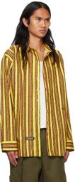 SPENCER BADU Yellow Printed Shirt