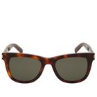 Saint Laurent Sunglasses Saint Laurent Naked Wire Sunglasses in Havana/Crystal/Grey 