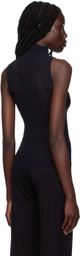 Wolford Black Snake Tank Top