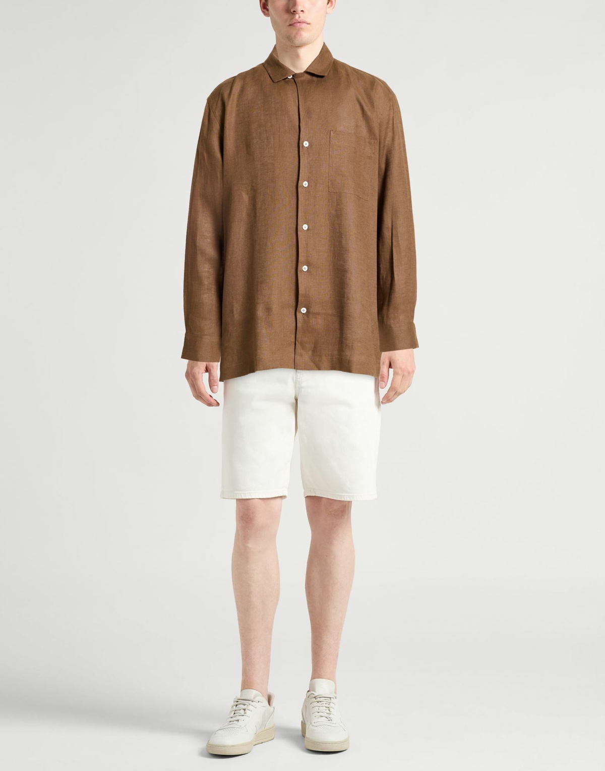Lardini Mens Shirt in Brown