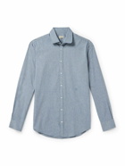 Massimo Alba - Canary Cotton-Chambray Shirt - Blue
