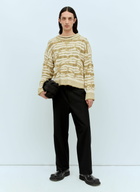 Bottega Veneta Distorted Stripe Knit Sweater