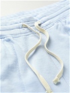 Altea - Barkley Straight-Leg Cotton-Jersey Drawstring Bermuda Shorts - Blue