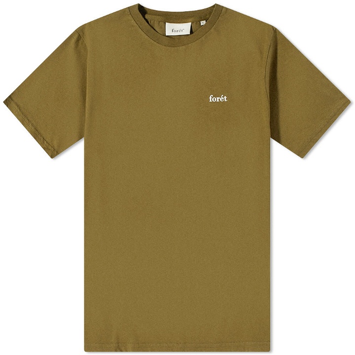Photo: Foret Men's Air Logo T-Shirt in Army