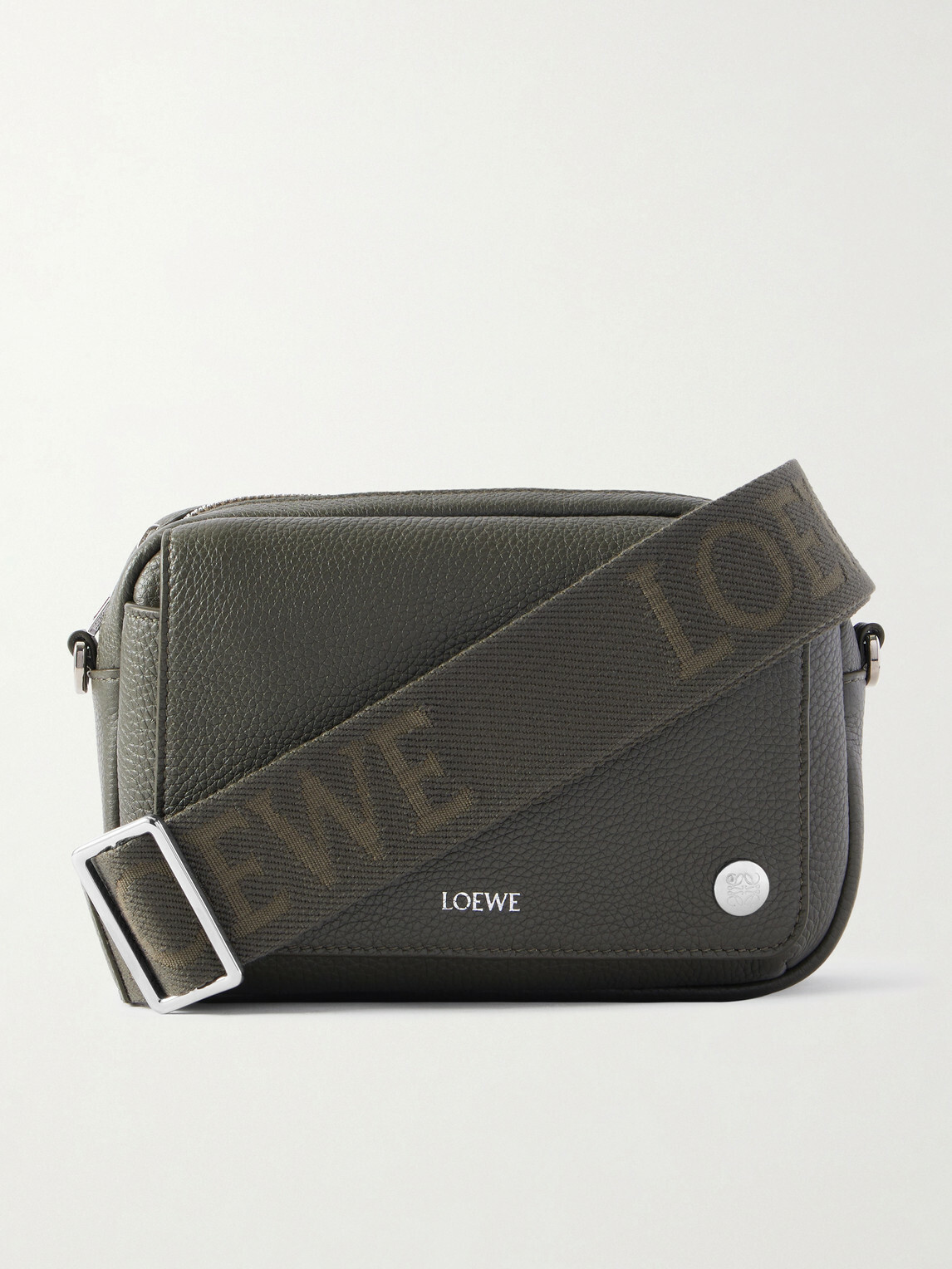LOEWE - Pebble Full-Grain Leather Messenger Bag
