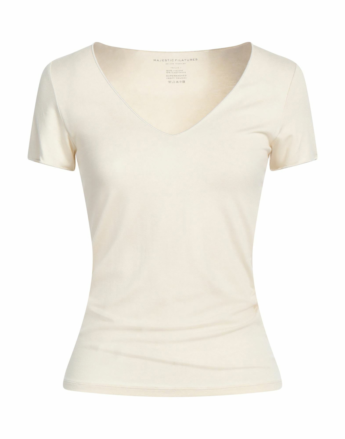 Majestic Filatures Womens T-shirt Ivory