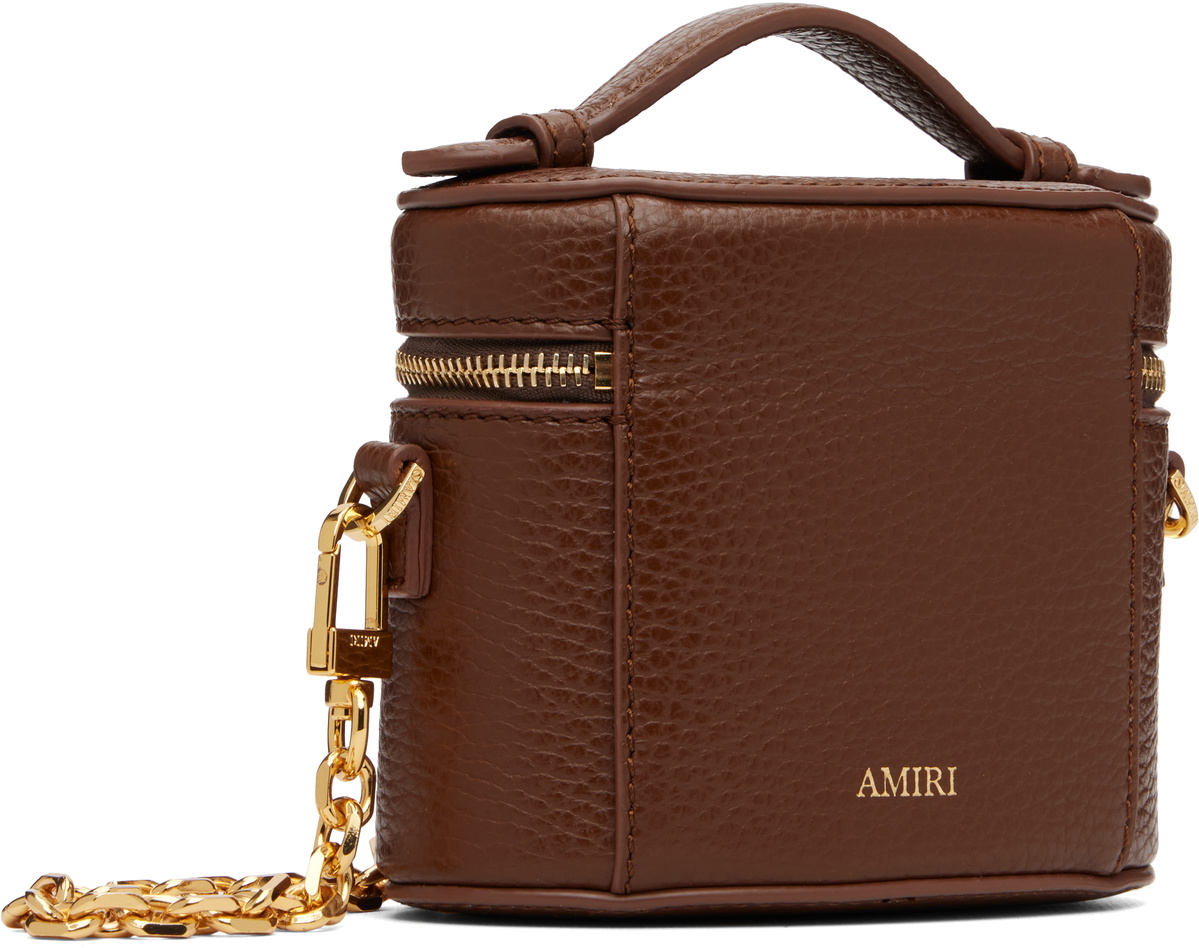 AMIRI Brown Nano Vanity Bag