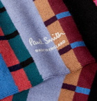 PAUL SMITH - Pippin Striped Stretch Cotton-Blend Jacquard Socks - Multi