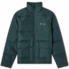 Polar Skate Co. Men's Pocket Puffer Jacket in Dark Teal