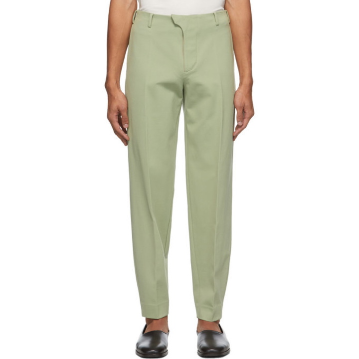 Photo: Vejas Green Jersey Tailored Trousers