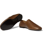 Sandro - Leather Loafers - Brown