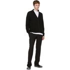 A-COLD-WALL* Black Merino Zip-Up Sweater