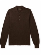 Bellerose - Dynol Merino Wool Polo Shirt - Brown