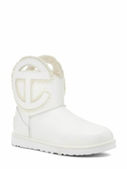 UGG X TELFAR 10mm Telfar Mini Crinkled Patent Boots