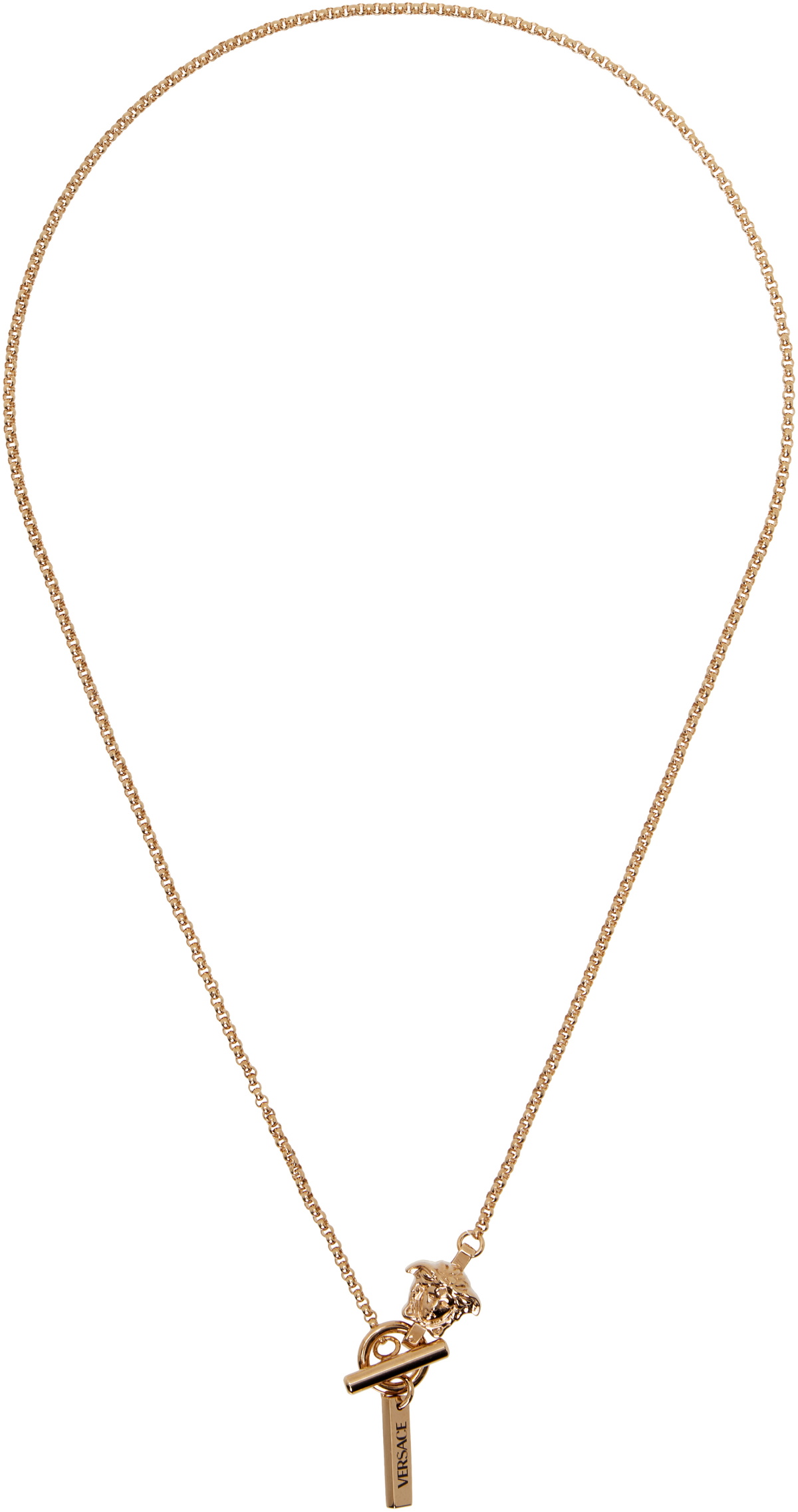 Versace Medusa Rolo Chain Necklace