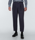 Giorgio Armani High-rise satin pants