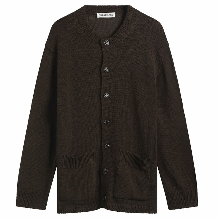 Photo: Our Legacy Men's Parlor Cardigan in Black Coffee
