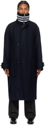 Solid Homme Navy Padded Coat