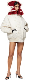 doublet Off-White Petal Mouth Hood Bomber Jacket