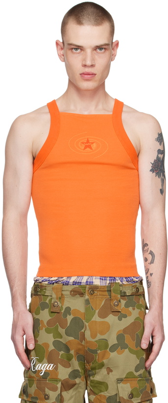 Photo: Raga Malak Orange MM. O Star Tank Top