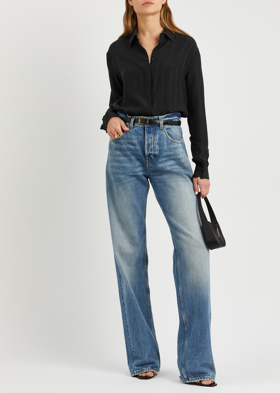 SAINT LAURENT  stripe t-shirt