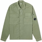C.P. Company Men's Gabardine Shirt in Agave Green