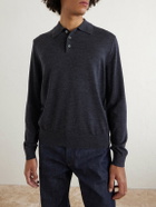 A.P.C. - Wool Polo Shirt - Gray