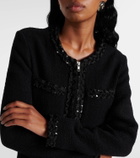 Giambattista Valli Sequined wool-blend jacket