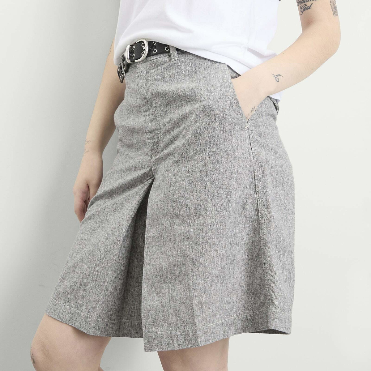 TOGA ARCHIVES Women's TOGA Denim Shorts in Gray
