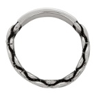 Saint Laurent Silver Plaguette Ring