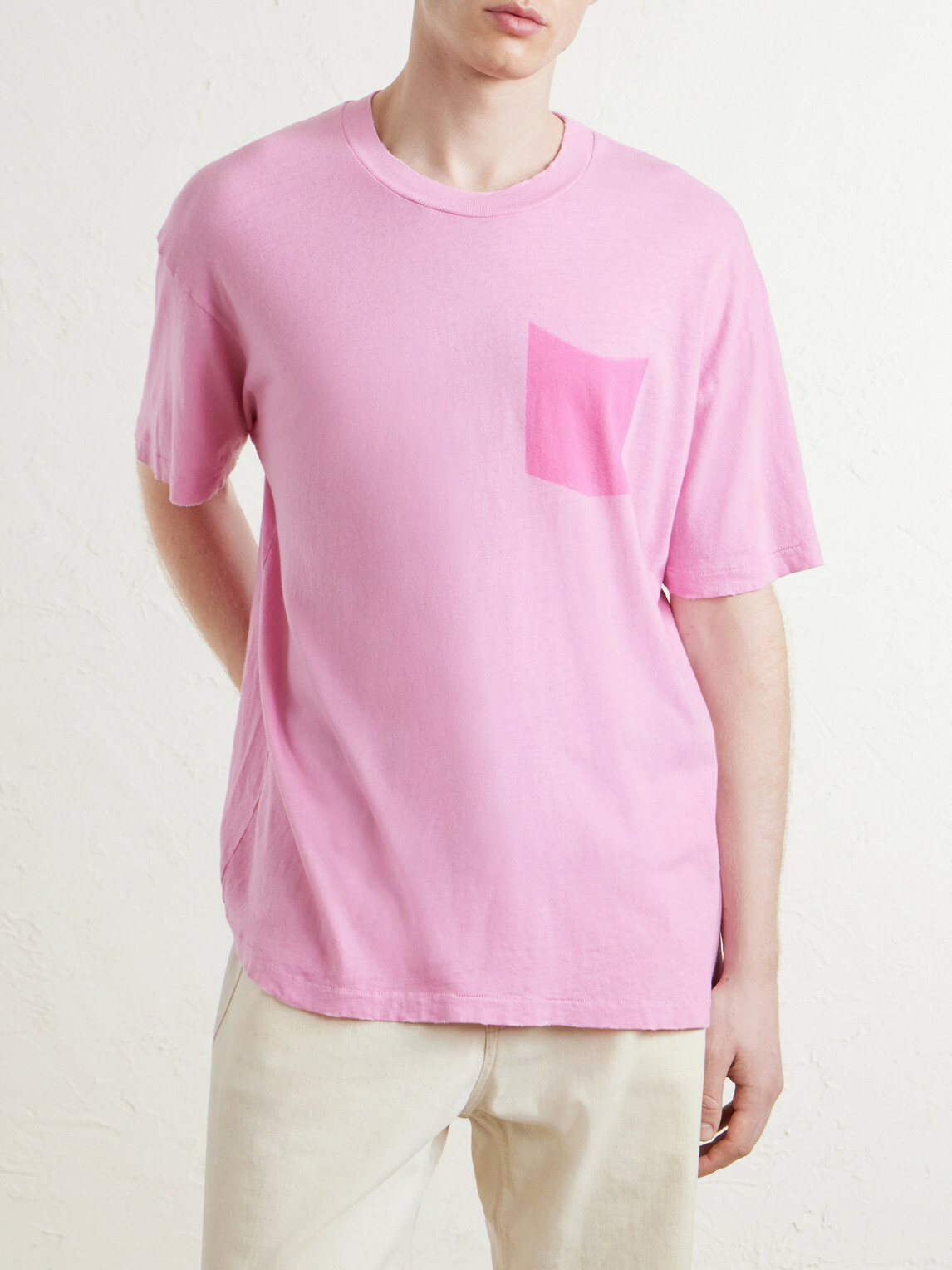 Cherry Los Angeles - Printed Cotton-Jersey T-Shirt - Pink