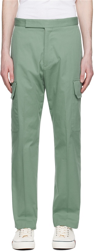 Photo: Paul Smith Green Flap Pocket Trousers