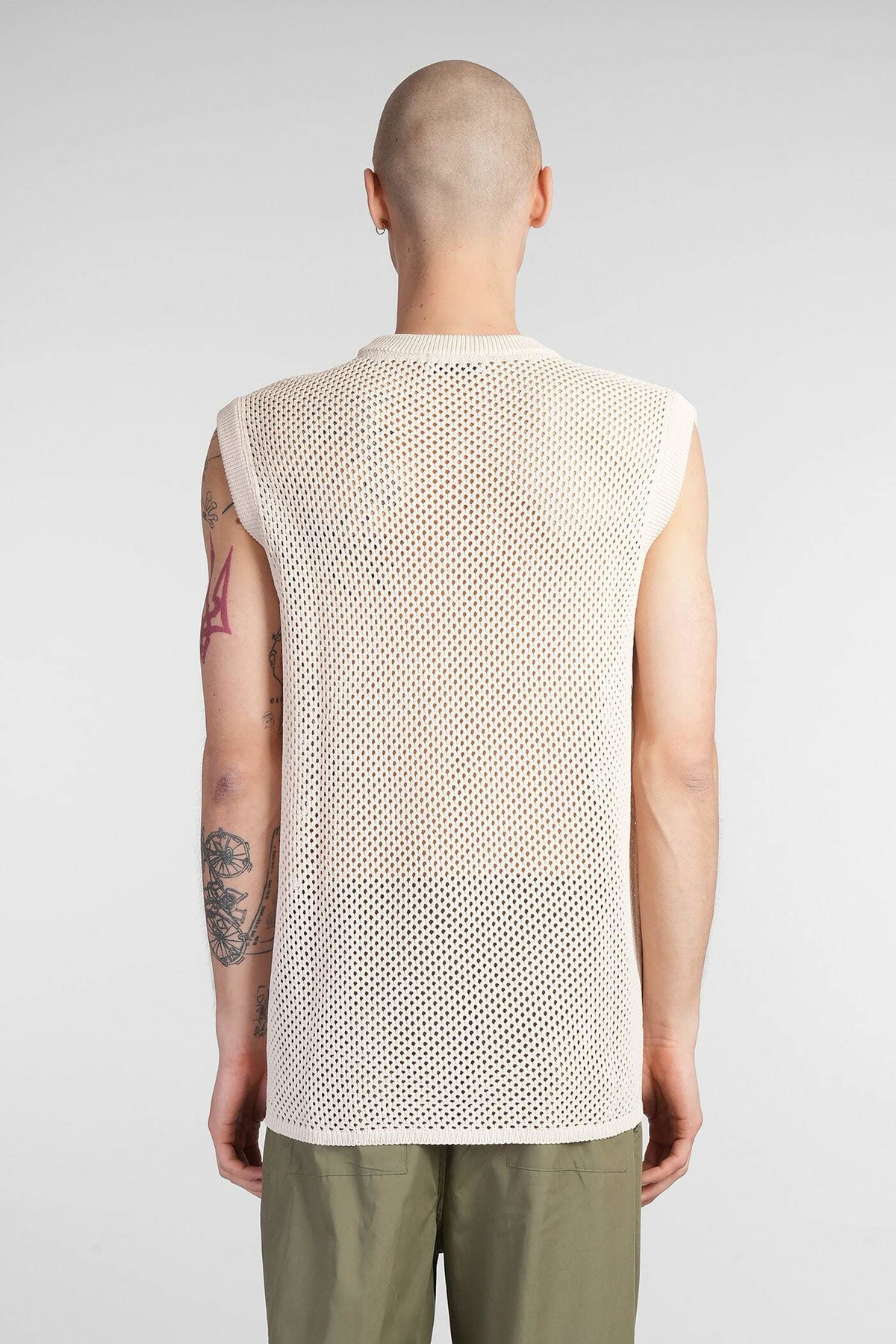 Laneus Knitwear In Beige Viscose