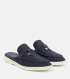 Loro Piana - Babouche Charms Walk suede slippers