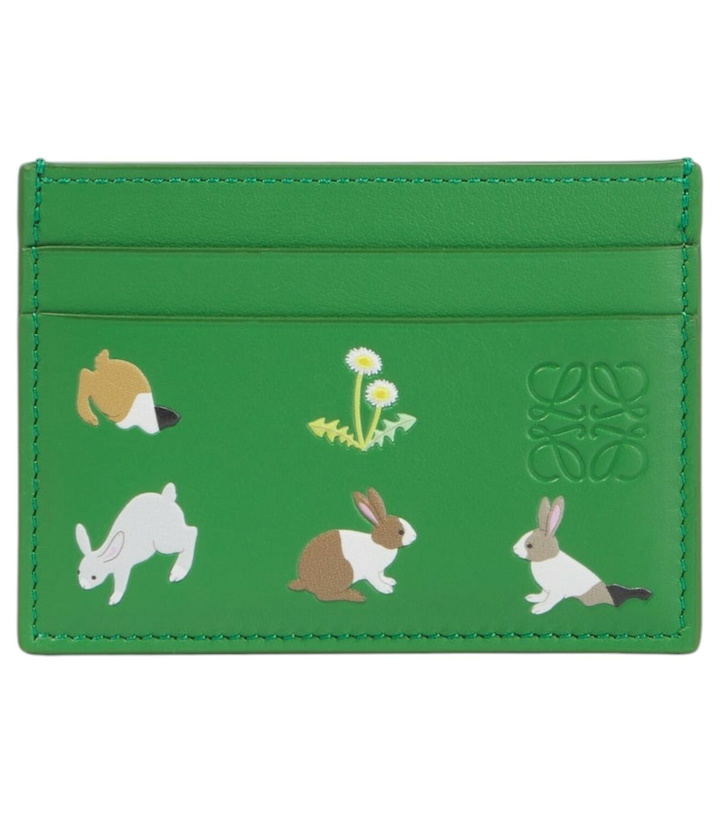 Photo: Loewe x Suna Fujita Bunny Anagram leather cardholder