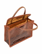 Amina Muaddi Womens Handbag Tan