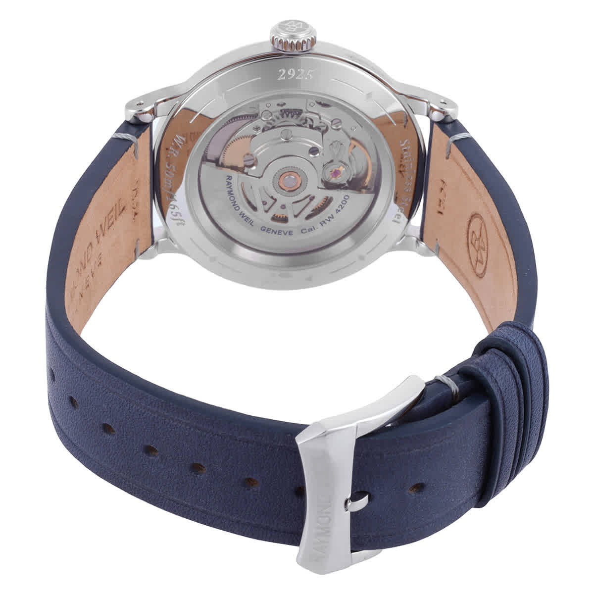 Raymond Weil Millesime Automatic Blue Dial Mens Watch 2925-STC-50001