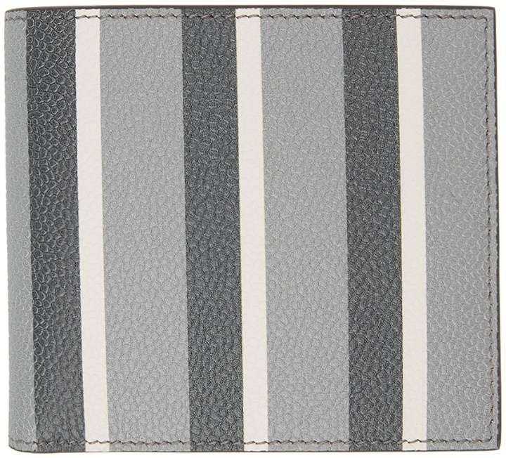 Photo: Thom Browne Grey Stripe Seasonal Billfold Wallet