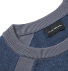 Club Monaco - Colour-Block Wool-Blend Sweater - Blue