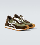 Loewe - Flow Runner suede-trimmed sneakers
