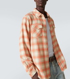 God's True Cashmere Plaid cashmere shirt