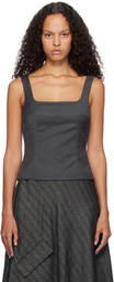 REMAIN Birger Christensen Gray Suiting Top