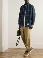 WTAPS - Checked Cotton Shirt - Blue