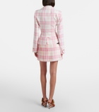 Vivienne Westwood Plaid wool-blend miniskirt